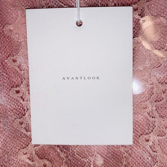 NEW AVANTLOOK Sleeveless Peach & Sequin Dress - Picture 5 of 5